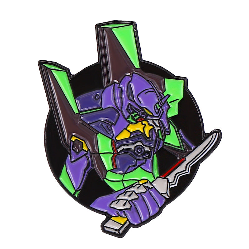 Cute Cartoon Eva Pins