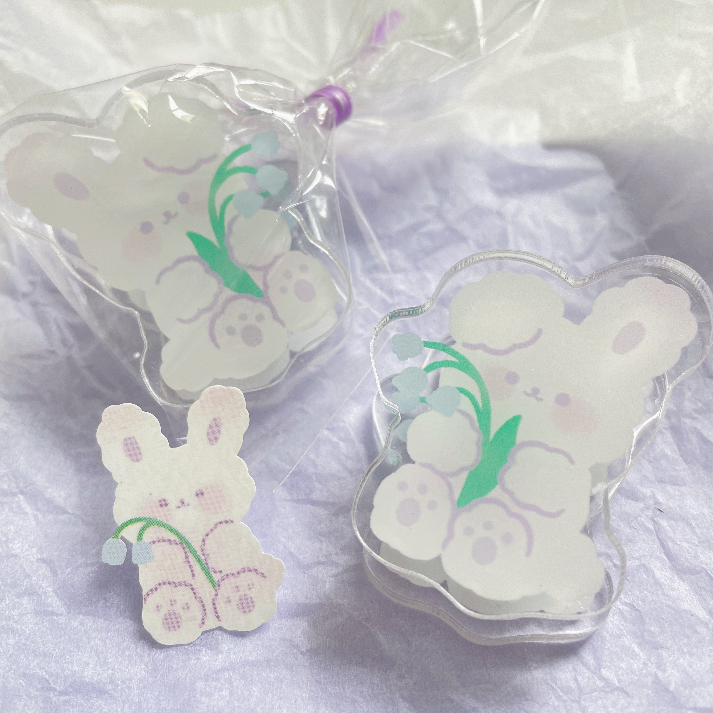 Cute Cartoon Acrylic Clips