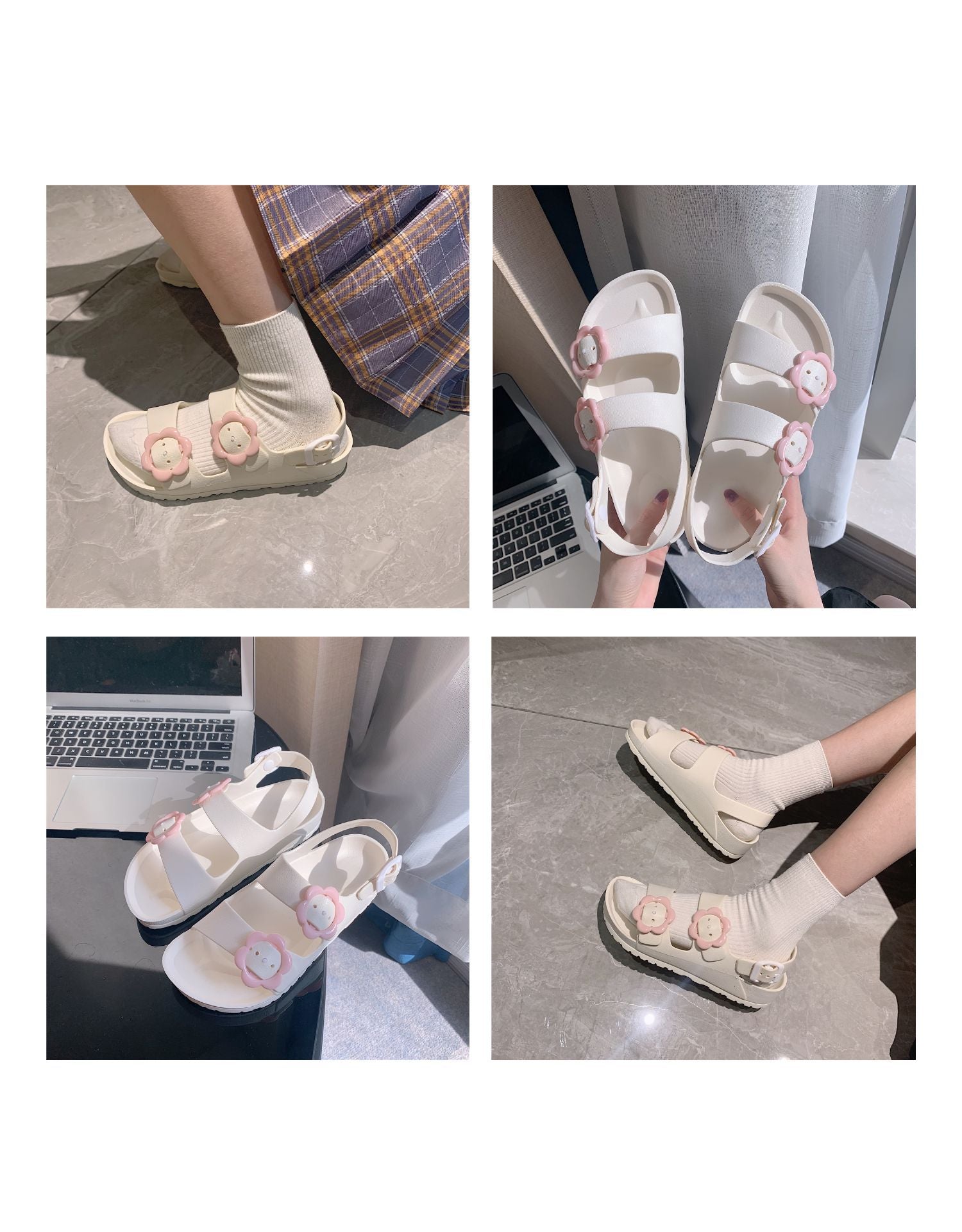 Summer Cute Flowers Sandals