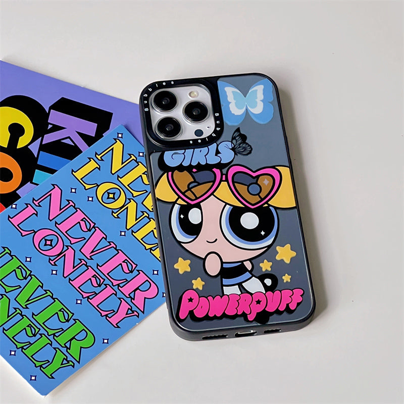 Cartoon Girl Laser Phone Case