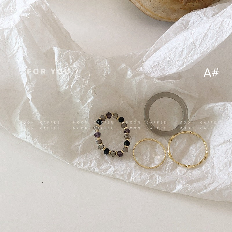 Vintage Rings Set of 4