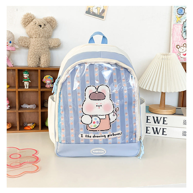 Cute Transparent PVC Backpack