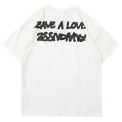 Fire Flame Heart Print Tee