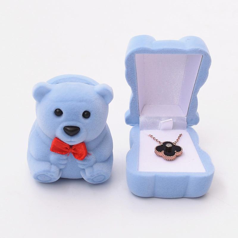 Bow Tie Bear Jewelry Box