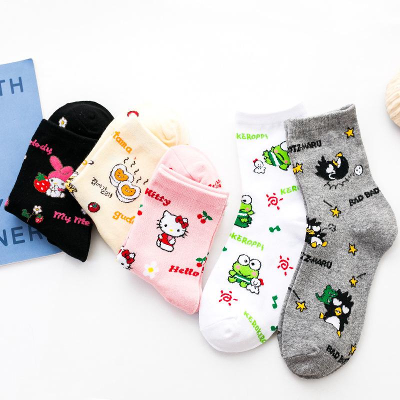 Kawaii Animal Cotton Socks