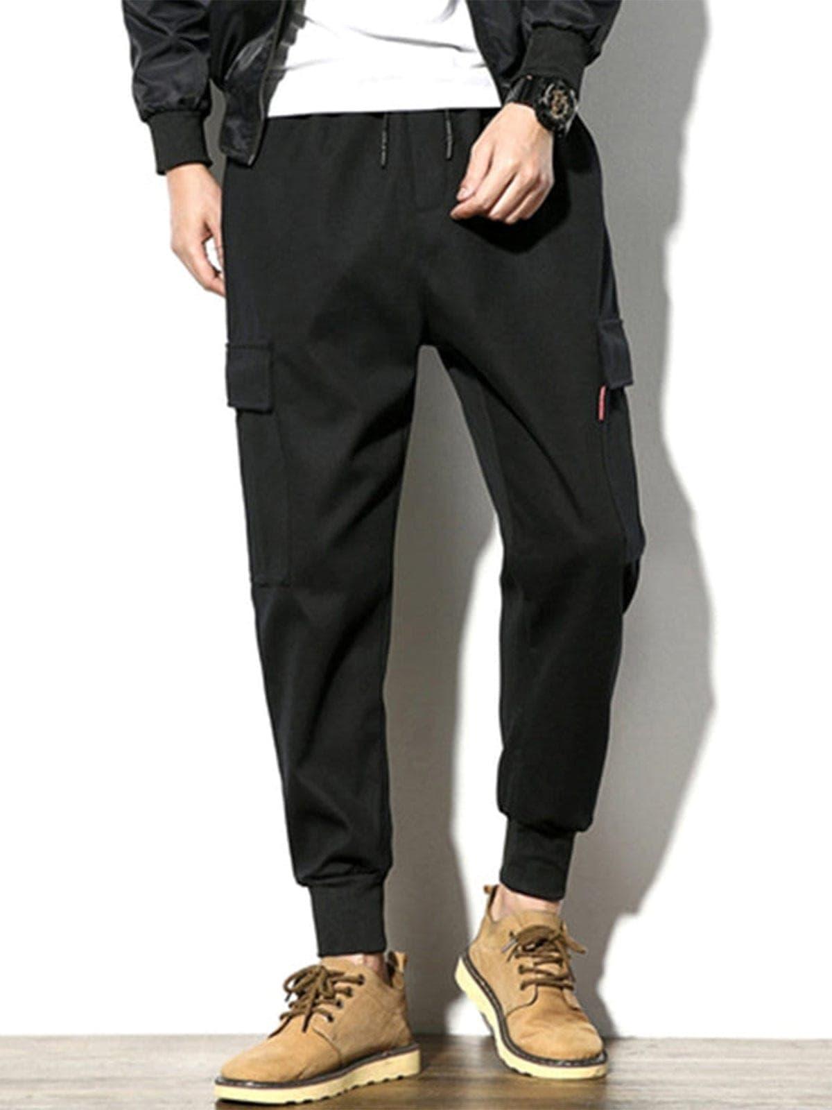 "Multi-pocket Beam Foot" Cargo Pants