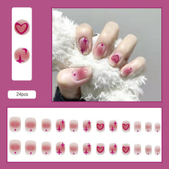 Love Aurora Wearable Nails Finished Manicure