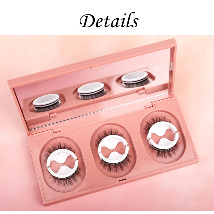 Glue-free Self-adhesive False Eyelashes*3pairs