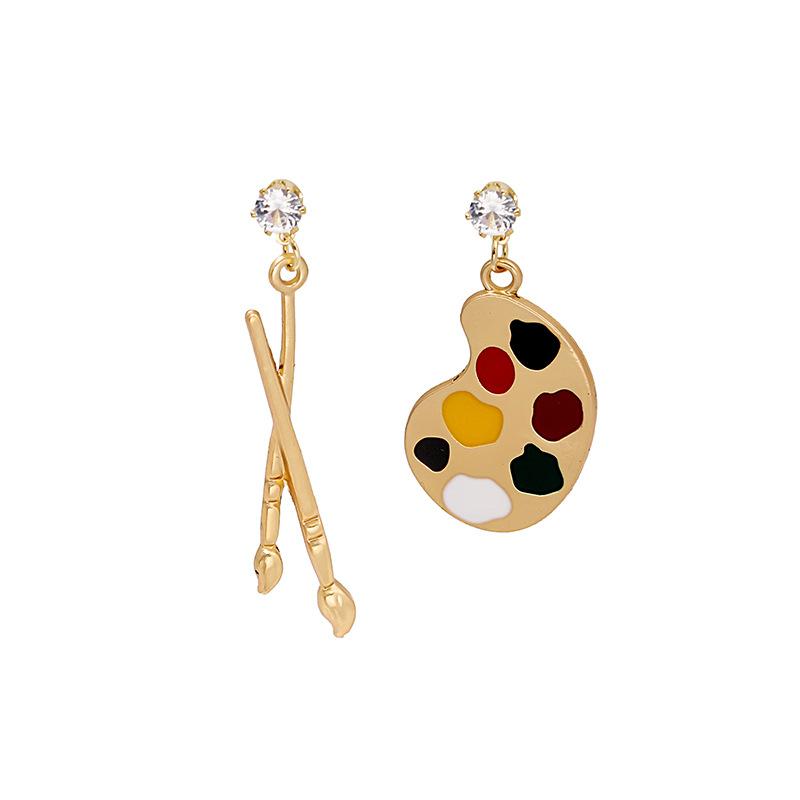 Personality Fun Brush Earrings