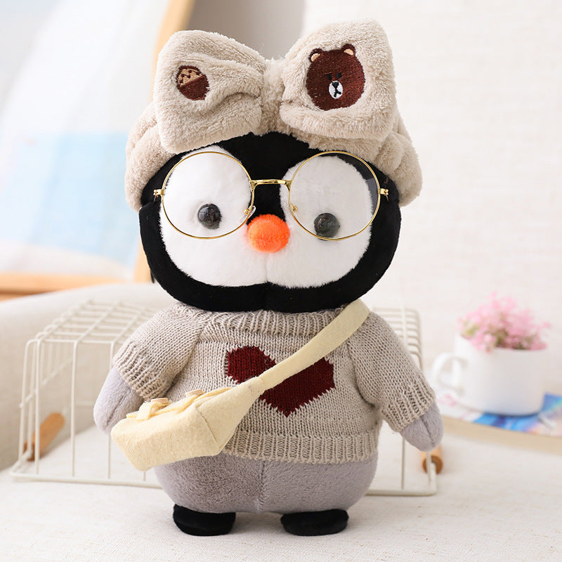 Kawaii Dress Up Penguin Family Plushie