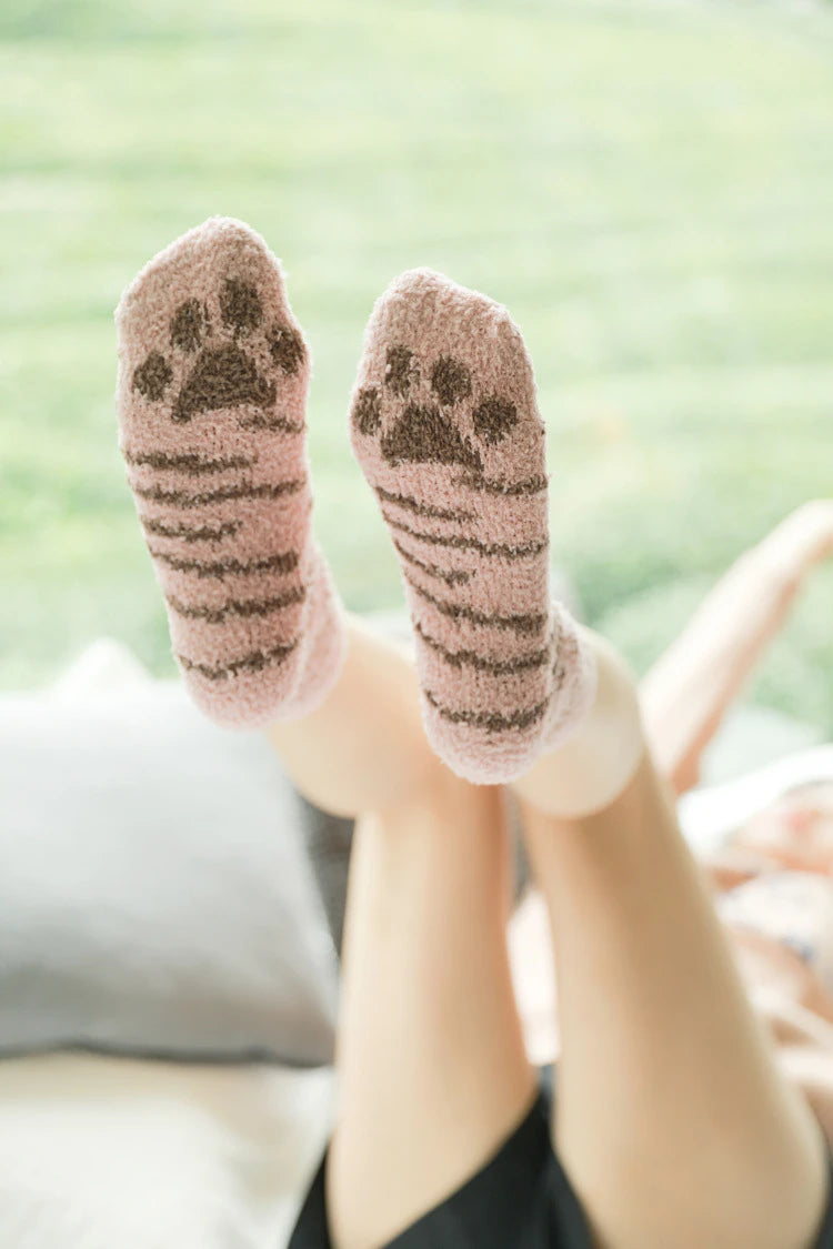 Cute Dog Paw Floor Socks