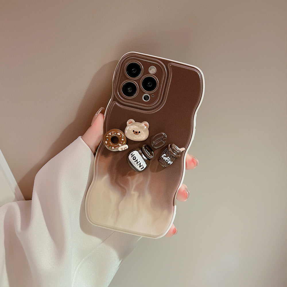 Cute Coffee Bear Phone Case