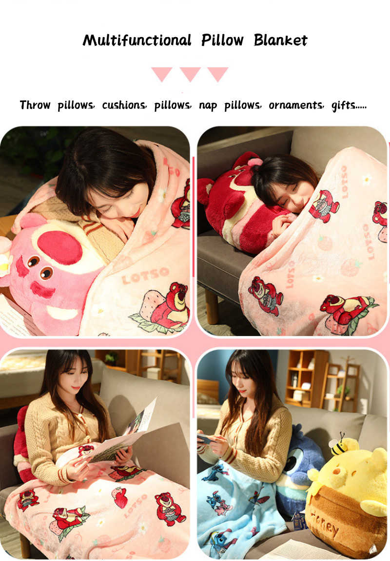 Super Cute Cartoon Series Multi-Use Pillow