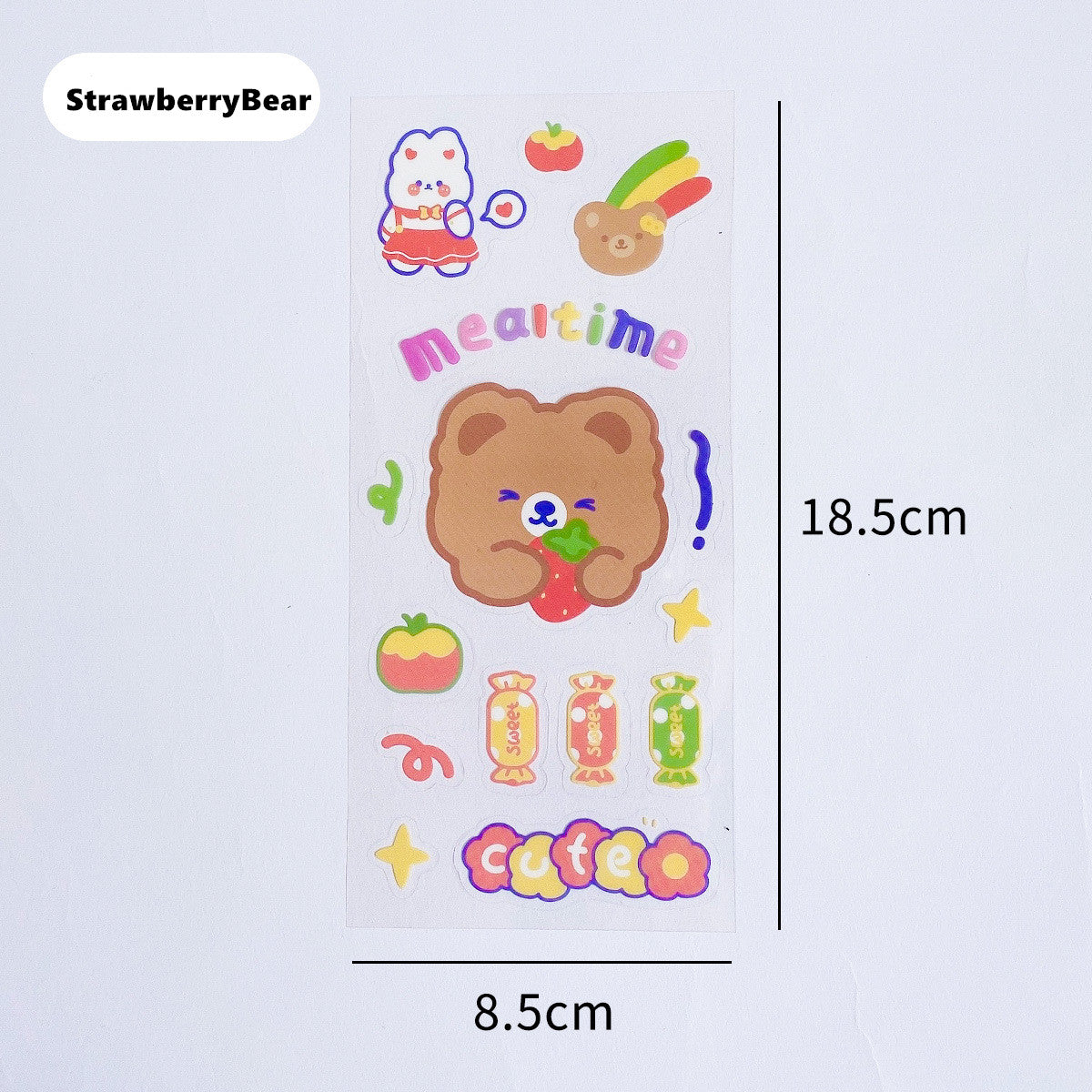 Cute Transparent PVC Sticker