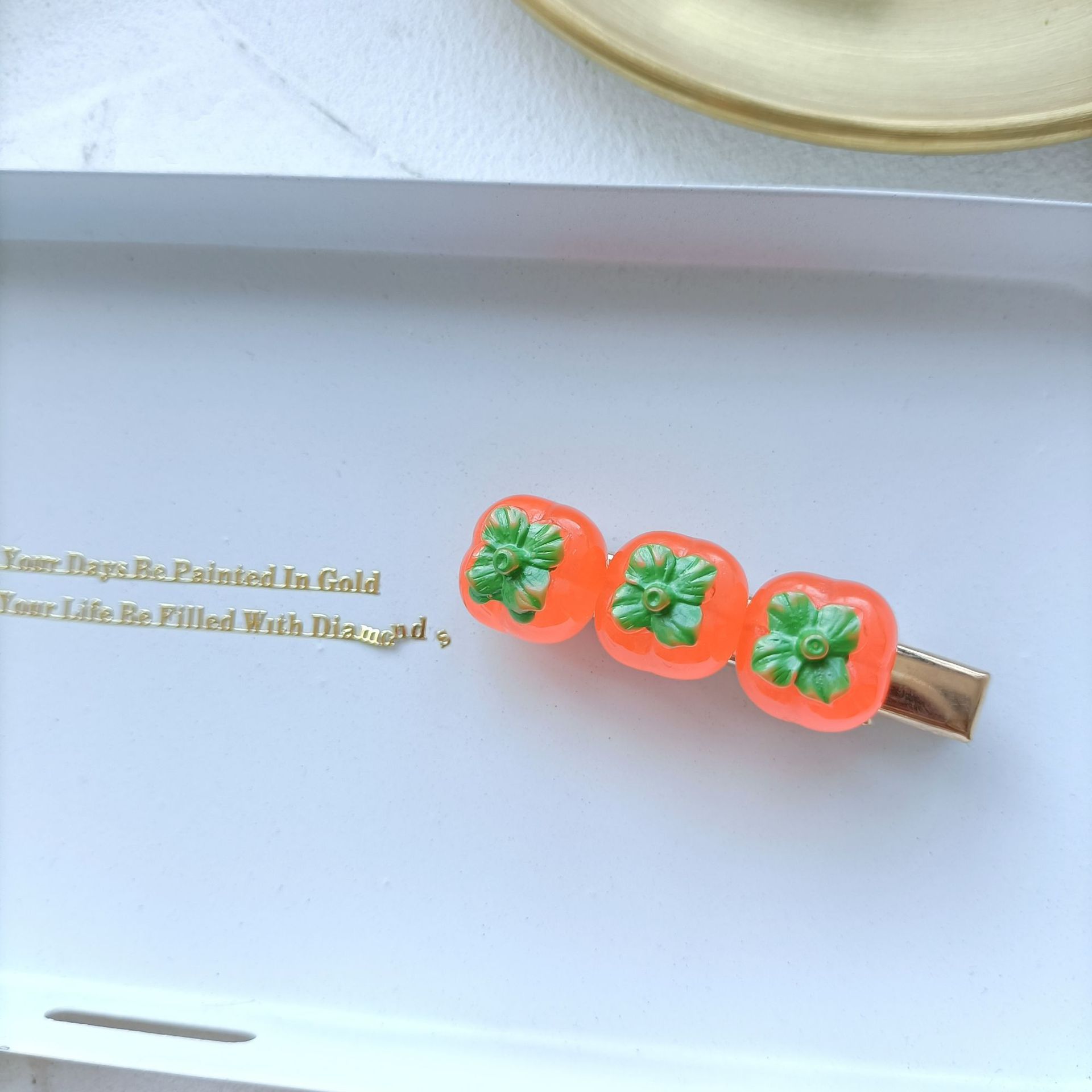 Summer Fruit Transparent Hair Clips