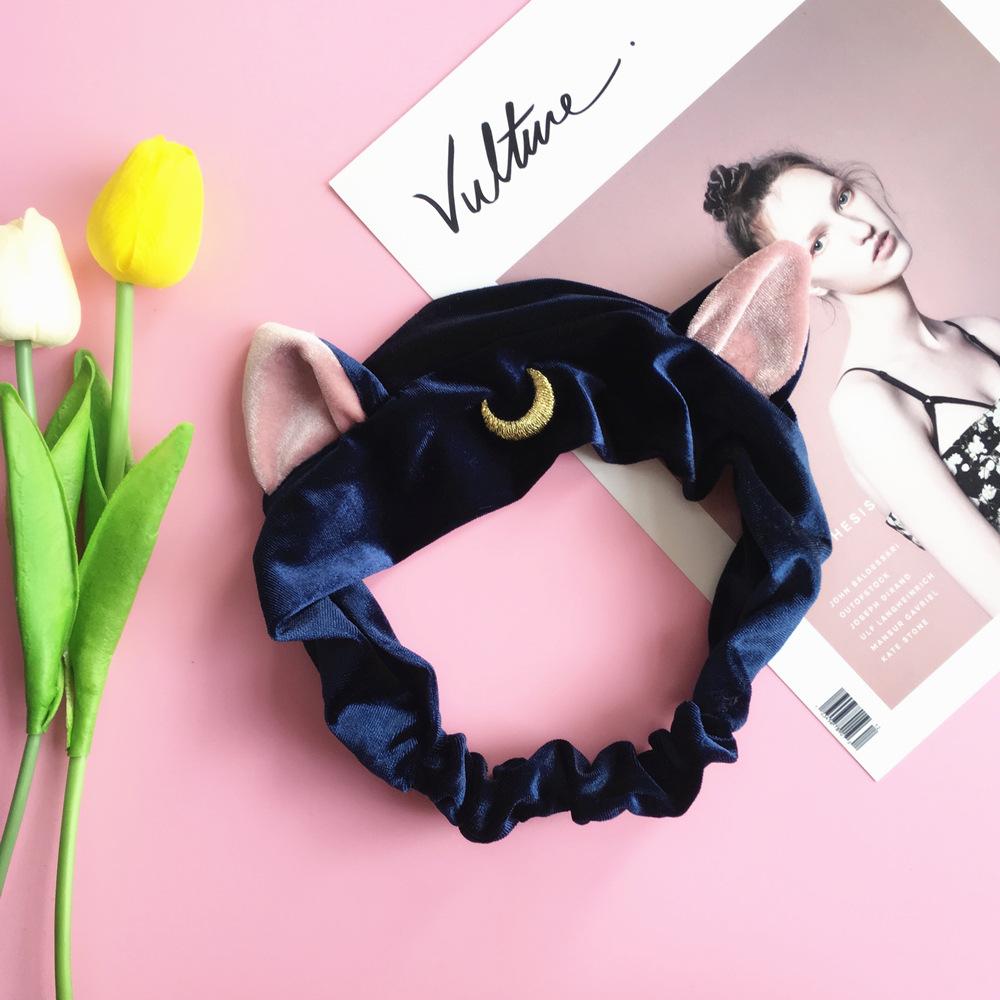 Crescent Cat Ears Headband