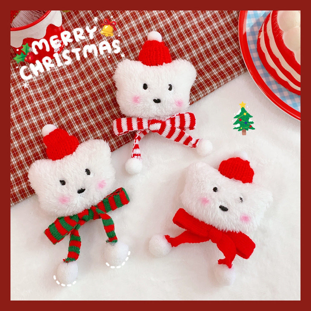 Kawaii Christmas Bear Pins