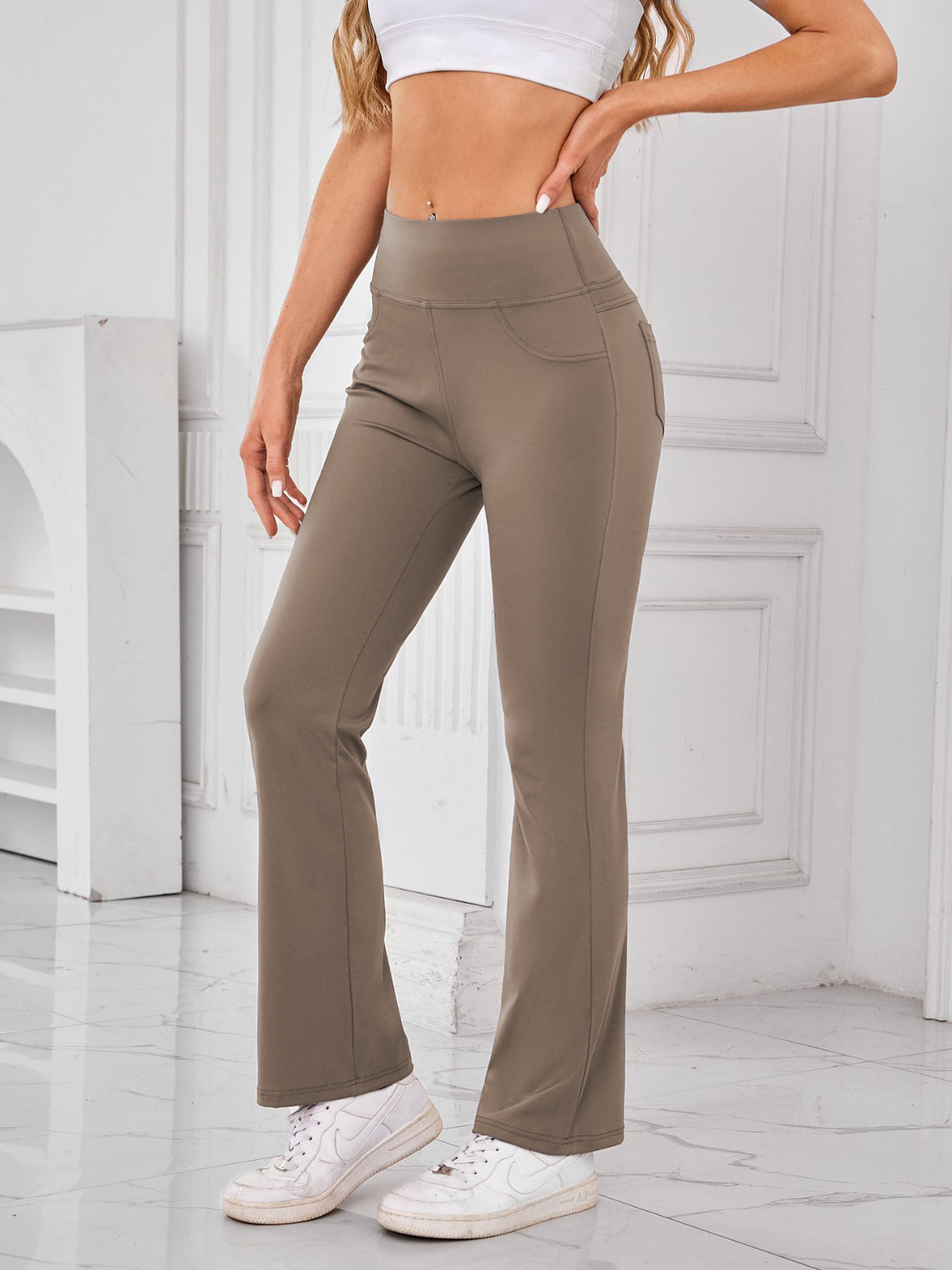 Lovelet High Waist Pants with Pockets