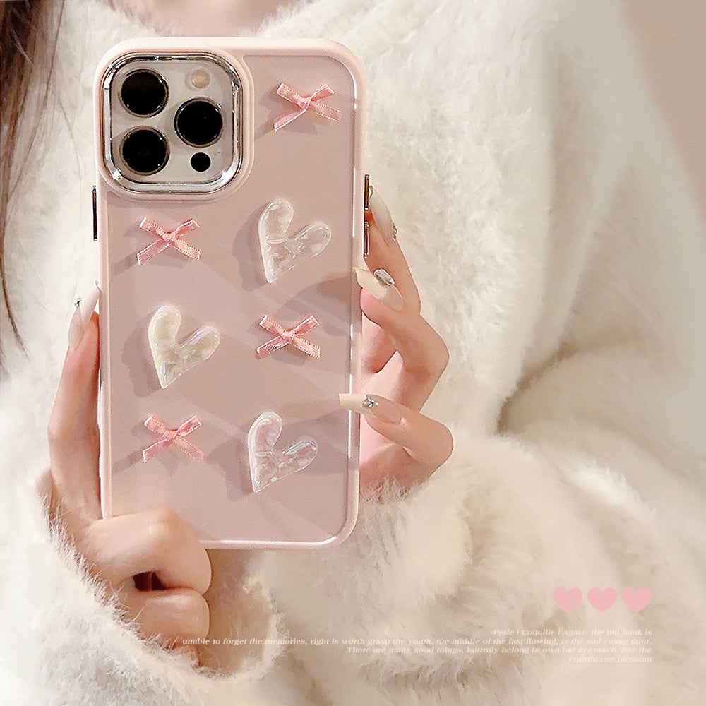 Pink Love Bow Phone Case