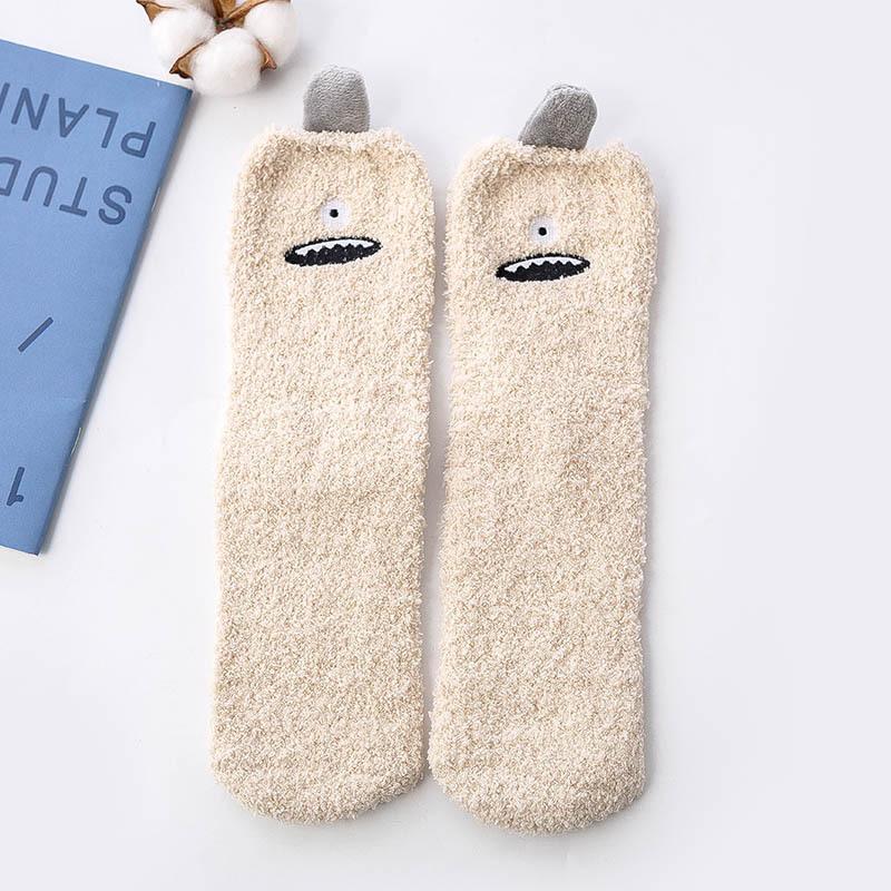 Emoji Monster Floor Socks