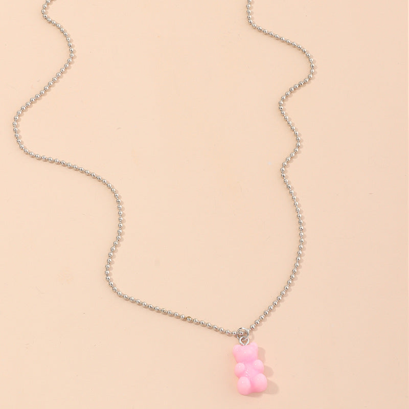 Gummy Bear Ball Chain Choker