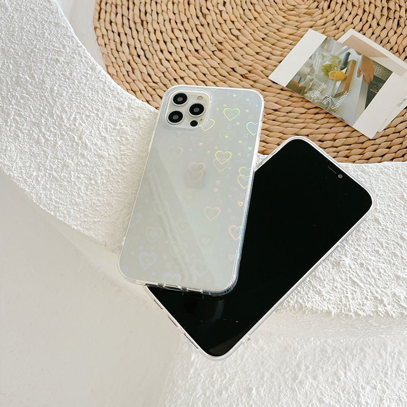 Holographic Hearts Case