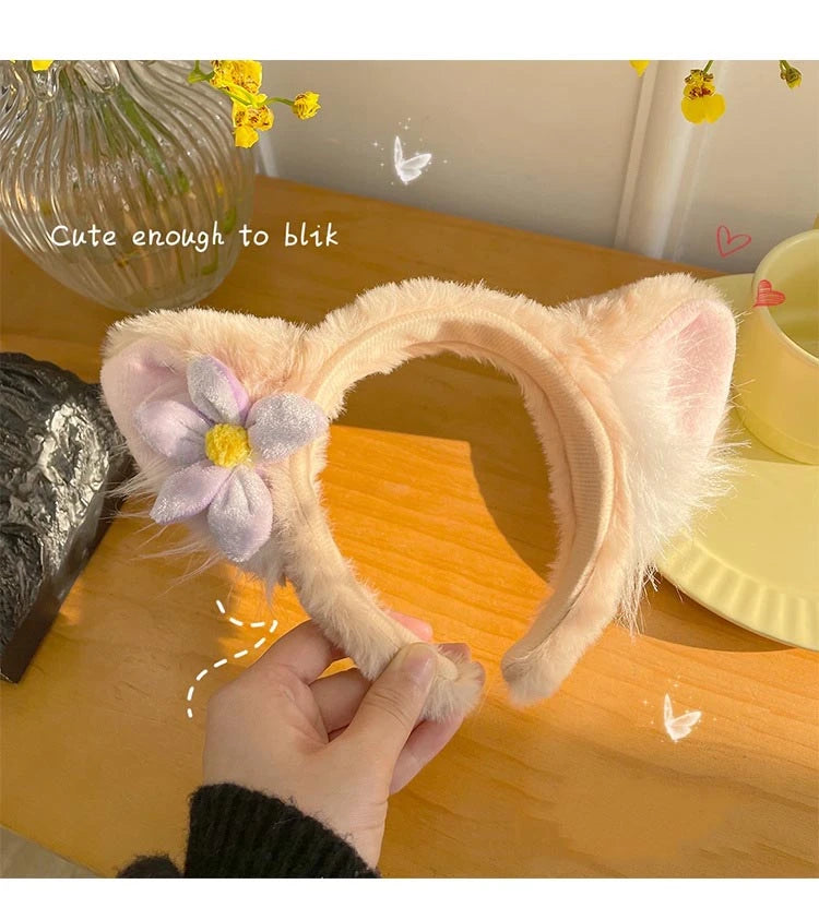 Cute Fox Ear Plush Headband