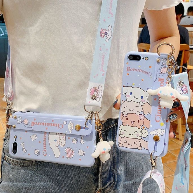 Kawaii Shoulder Strap Samsung Phone Case