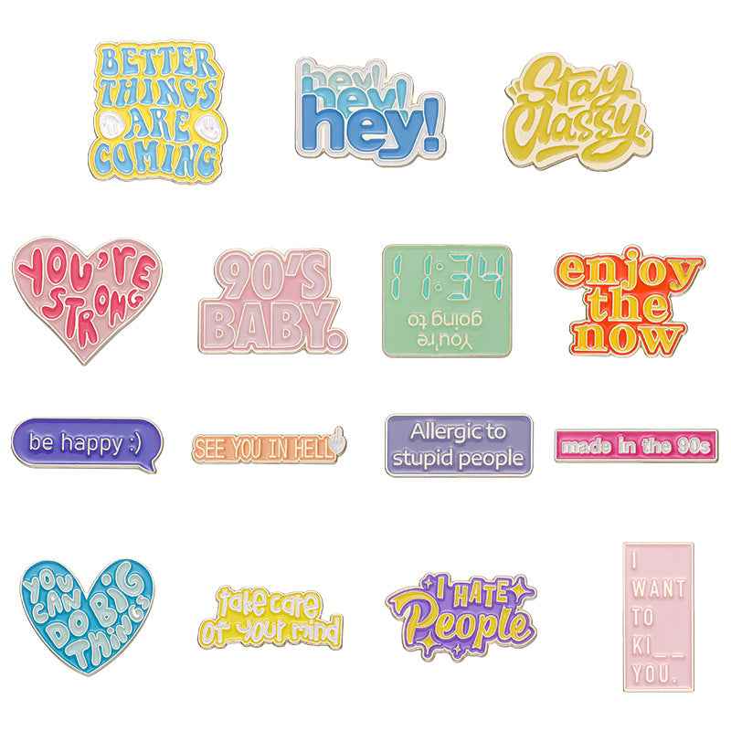 New Love Letter Pins