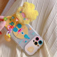 Cute Monster Pendant Phone Case