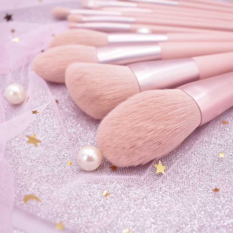 Sweet Pink Makeup Brush Set*11pcs