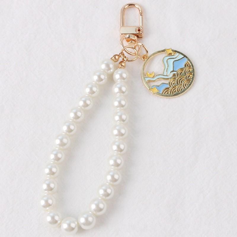 Classic Pearls Keychain