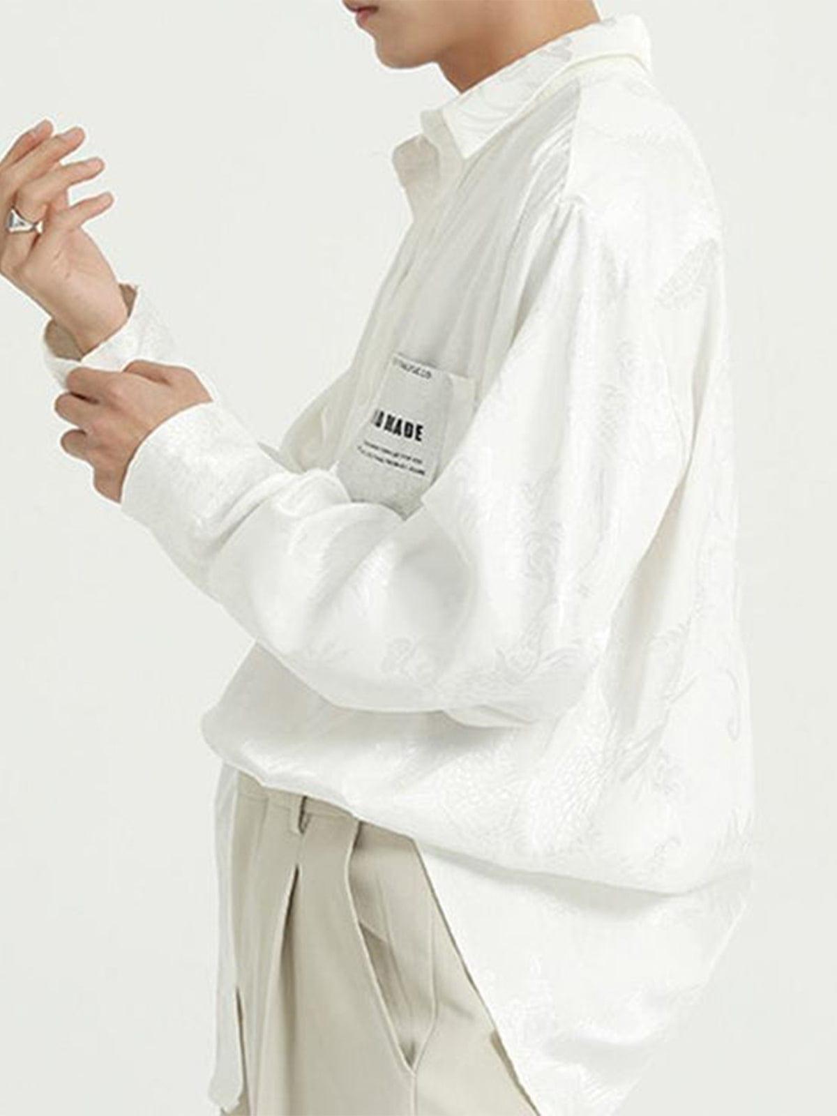"Dragon Relief" Silk Shirt
