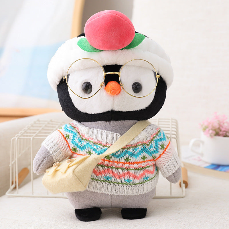 Kawaii Dress Up Penguin Family Plushie