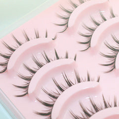 Natural Curled A-type False Eyelashes