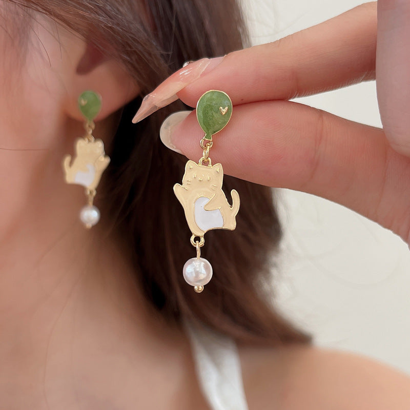 Cute Cartoon Cat Earrings