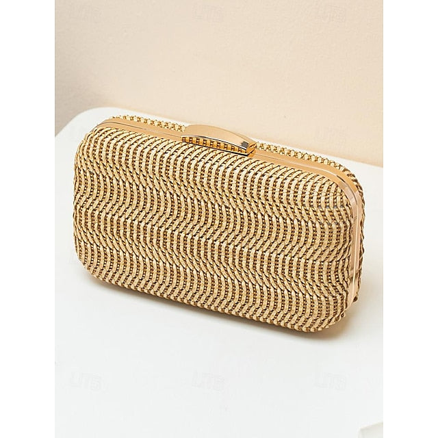 Leather Wristlet Party Evening PU  Clutch Bag