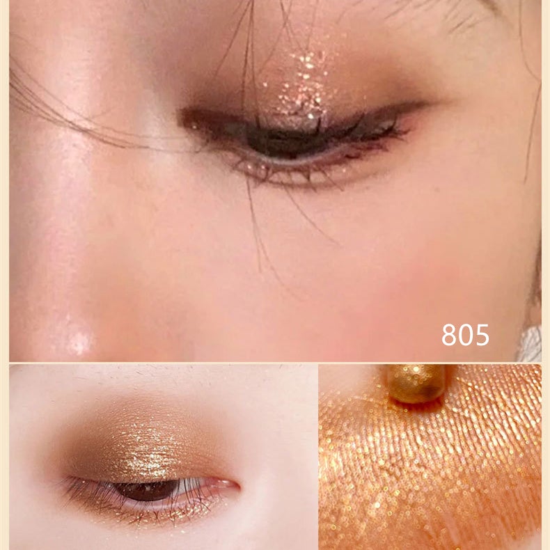 Colorful Glitter Eyeshadow Highlighter Silkworm Pen