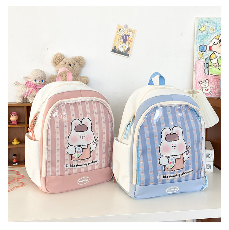 Cute Transparent PVC Backpack