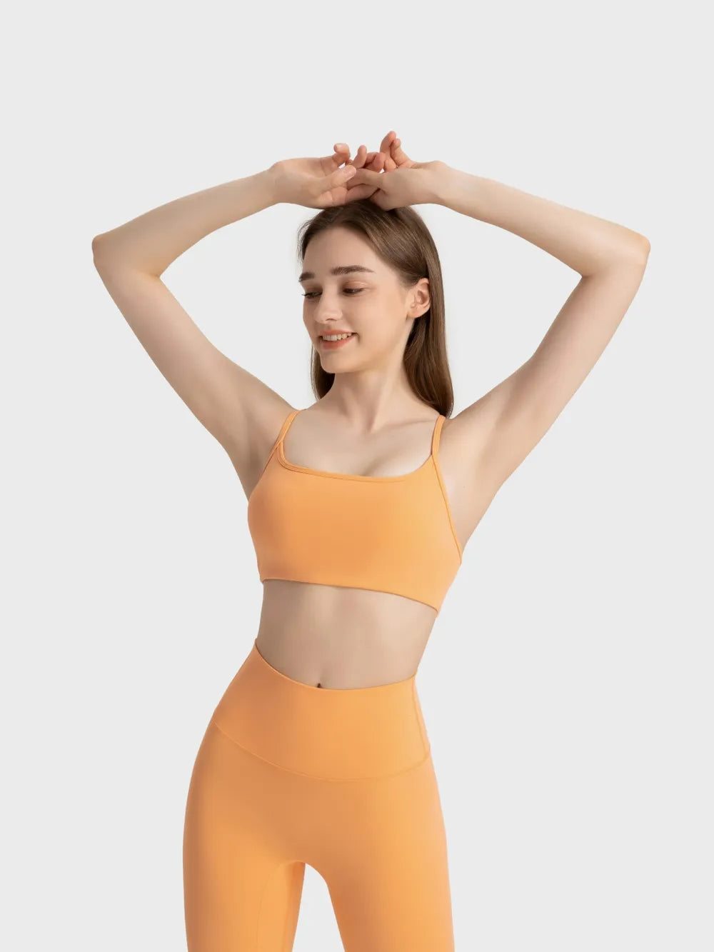 Crisscross Back Cami with Detachable Chest Pads