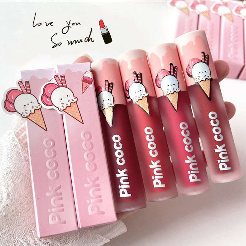 Ice Cream Velvet Matte Lip Gloss