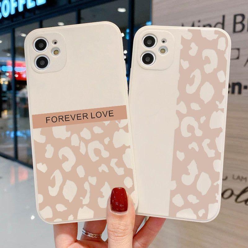 Beige Leopard Cute Phone Cases For iPhone 13 Pro Max 12 11 Pro Max XS Max XR X 7 8 Plus 11