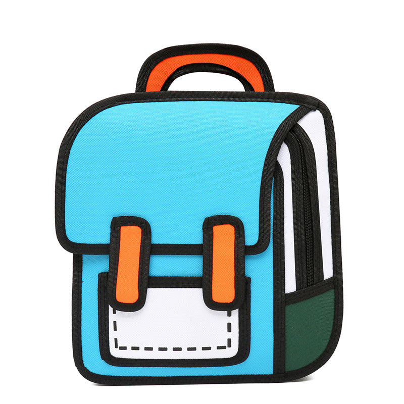 2D Drawing Anime 3D Visual Backpack