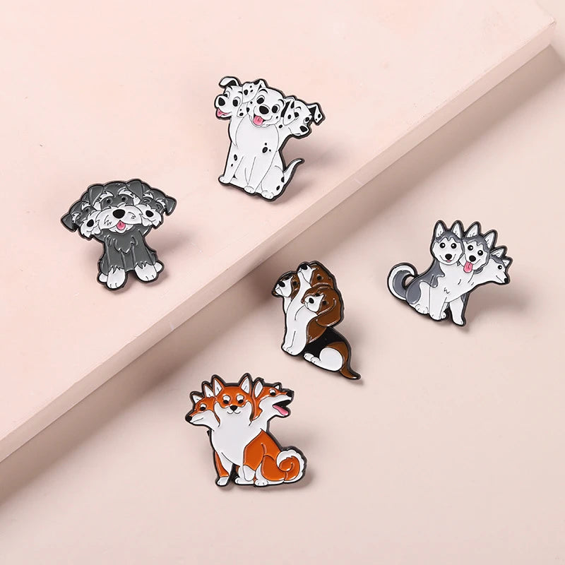 Animal Fox Dog Pins