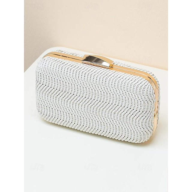 Leather Wristlet Party Evening PU  Clutch Bag