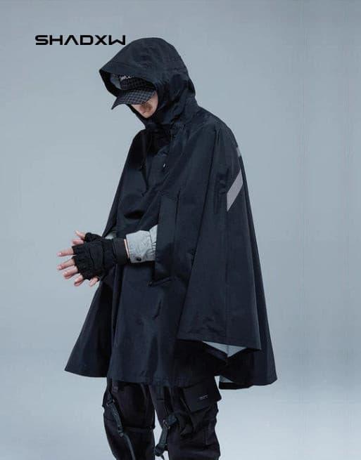 Black cape jacket