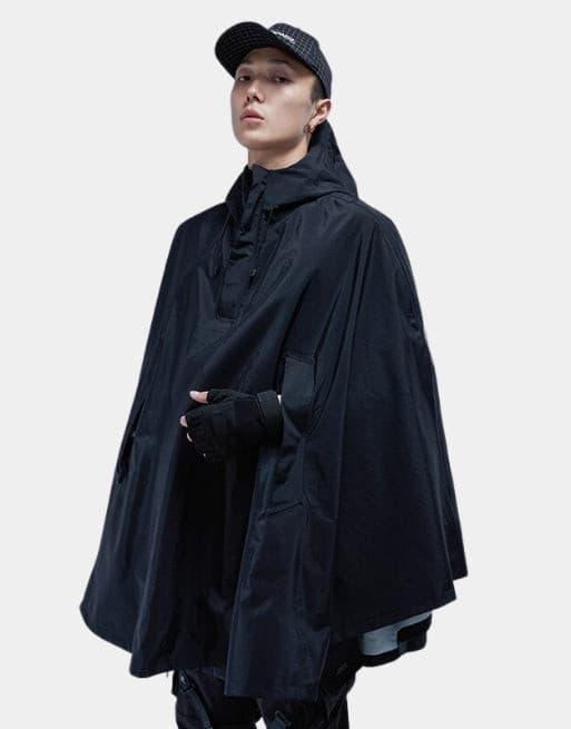 Black cape jacket