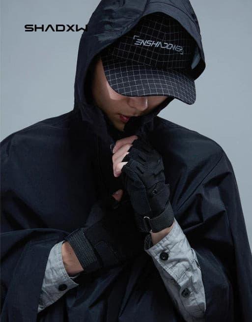 Black cape jacket