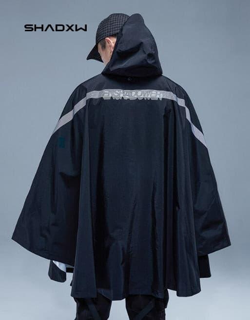 Black cape jacket