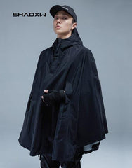 Black cape jacket